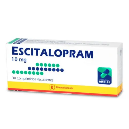ESCITALOPRAM COMPRIMIDOS RECUBIERTOS 10 mg