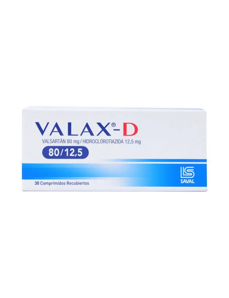 VALAX D 80/12,5 COMPRIMIDOS RECUBIERTOS