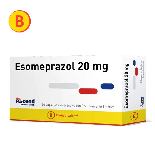 ESOMEPRAZOL COMPRIMIDOS GASTRO-RESISTENTES 20 mg