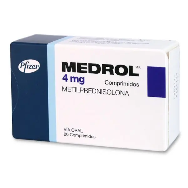MEDROL COMPRIMIDOS 4 mg