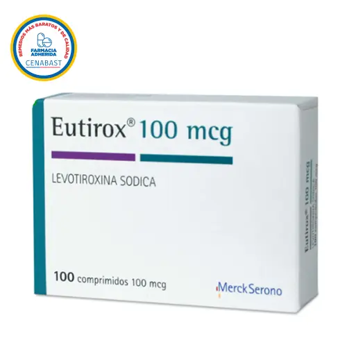 Eutirox 100 mcg x 100 Comprimidos (Merck)