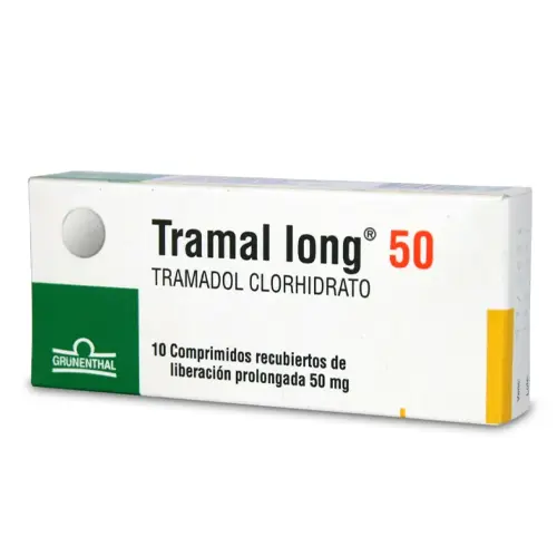 TRAMAL LONG COMPRIMIDOS RECUBIERTOS DE LIBERACIÓN PROLONGADA 50 mg