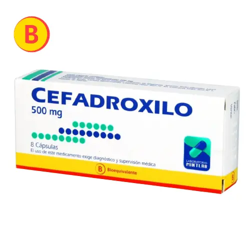 CEFADROXILO CÁPSULAS 500 mg