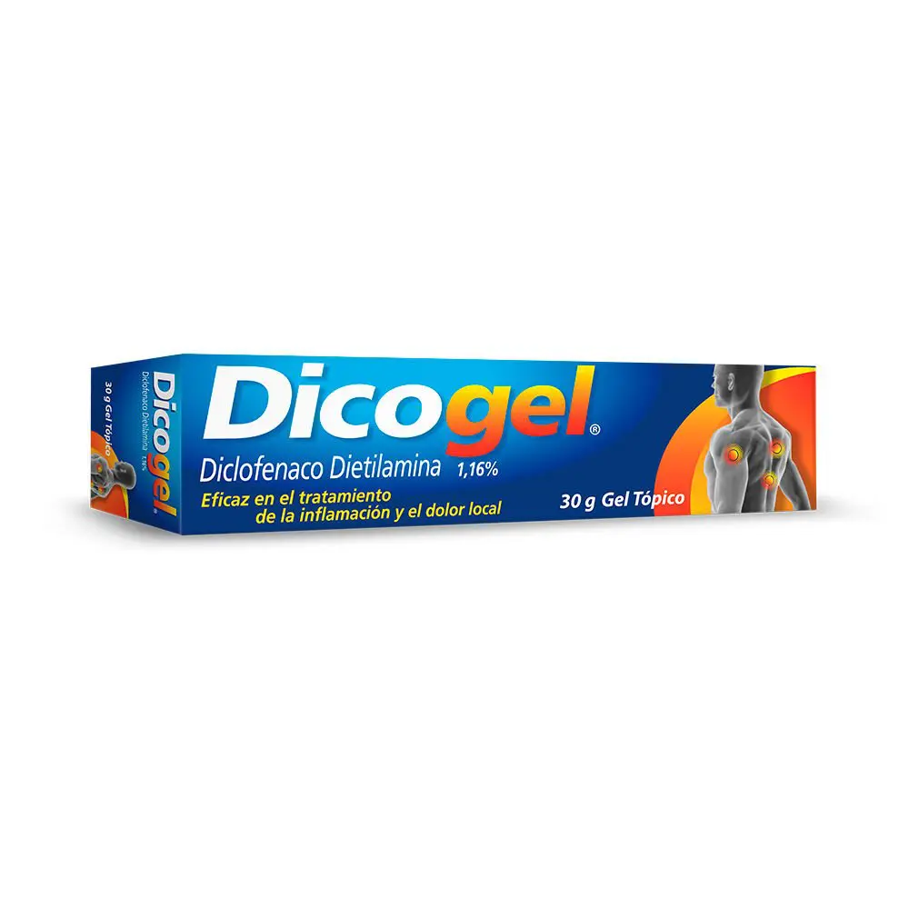DICOGEL GEL TÓPICO 1,16% (DICLOFENACO DIETILAMINA)