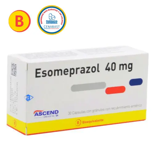 COR COMPRIMIDOS CON RECUBRIMIENTO ENTÉRICO 40 mg (ESOMEPRAZOL)