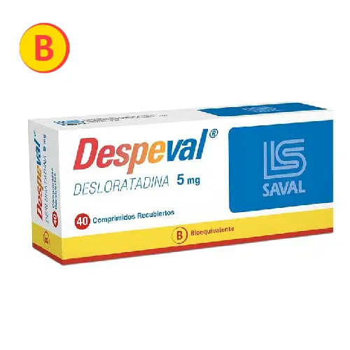 DESPEVAL COMPRIMIDOS RECUBIERTOS 5 mg
