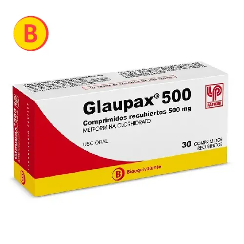 GLAUPAX COMPRIMIDOS RECUBIERTOS 850 mg
