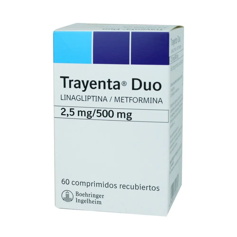 Trayenta Duo 2.5/500 x 60 Comprimidos (Boehringer Ingelheim)