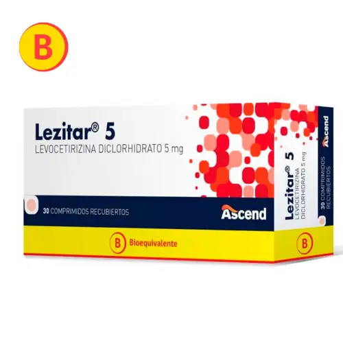 LEZITAR  COMPRIMIDOS RECUBIERTOS 5 mg