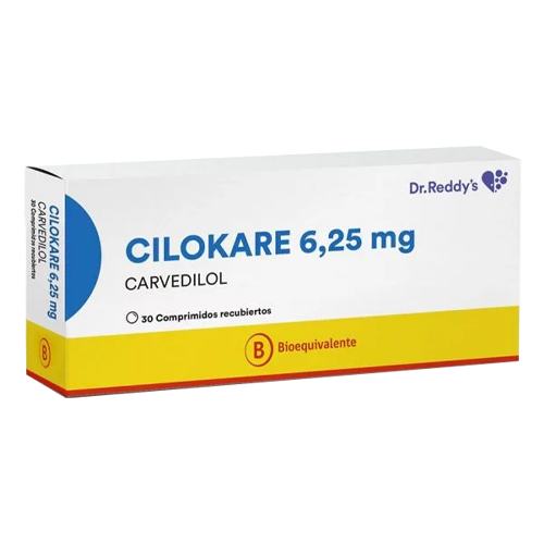 CILOKARE COMPRIMIDOS RECUBIERTOS 6,25 mg
