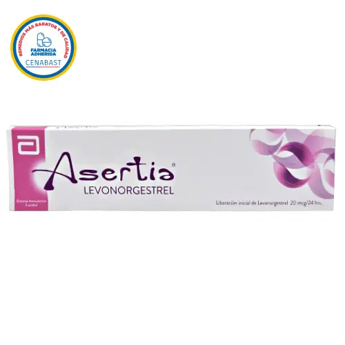 ASERTIA SISTEMA INTRAUTERINO 20 mcg/24 HRS. (LEVONORGESTREL)
