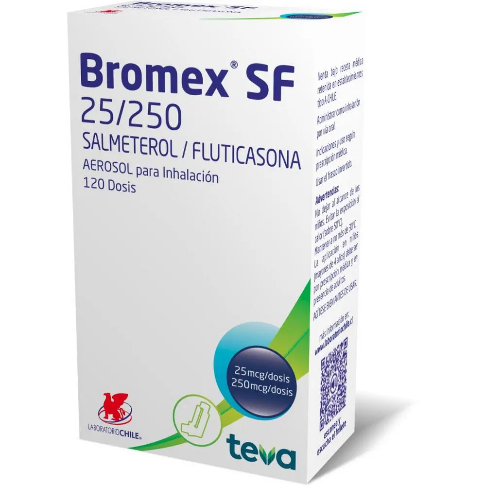 BROMEX SF 25/250 AEROSOL PARA  INHALACIÓN