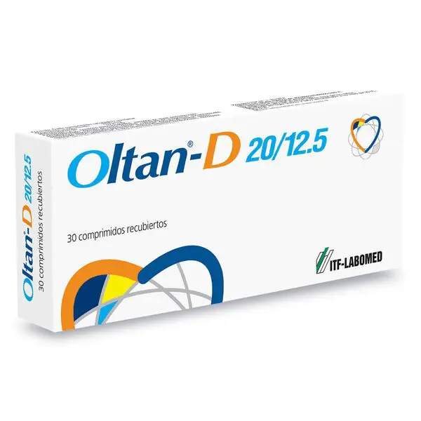 OLTAN D 20/12,5 COMPRIMIDOS RECUBIERTOS