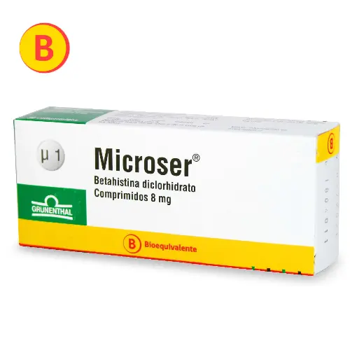 Microser 8mg x 60 comprimidos (Grünenthal)