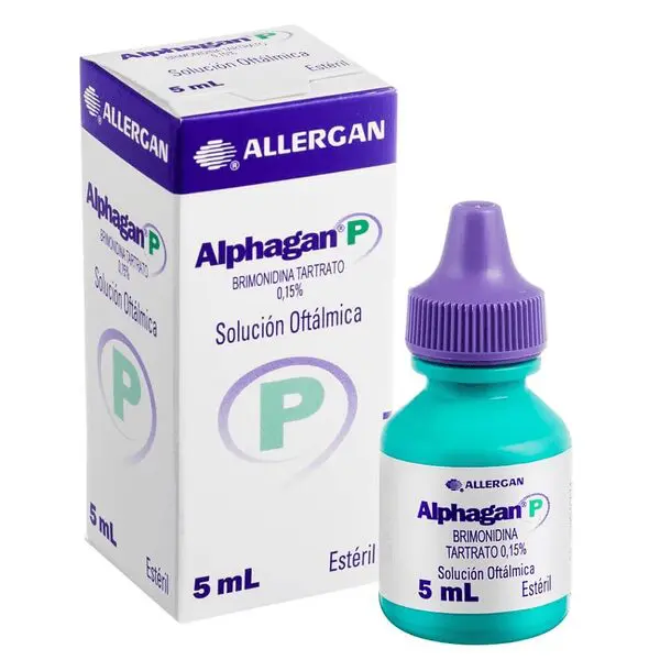 ALPHAGAN P SOLUCIÓN OFTÁLMICA 0,15% (BRIMONIDINA TARTRATO)