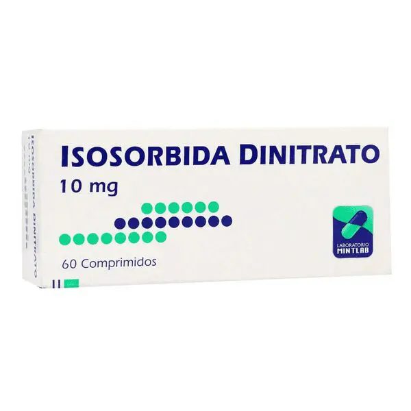 ISOSORBIDA DINITRATO COMPRIMIDOS 10 mg