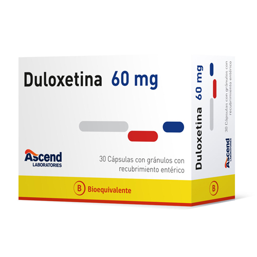 Duloxetina 60 mg x 30 Capsulas  (Ascend)