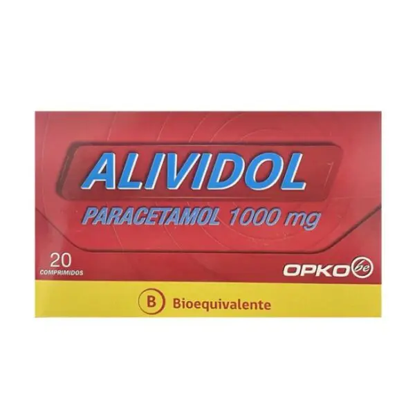 ALIVIDOL COMPRIMIDOS 1000 mg