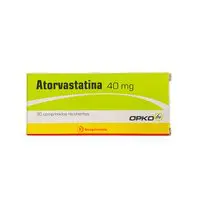 ATORVASTATINA COMPRIMIDOS RECUBIERTOS 40 mg