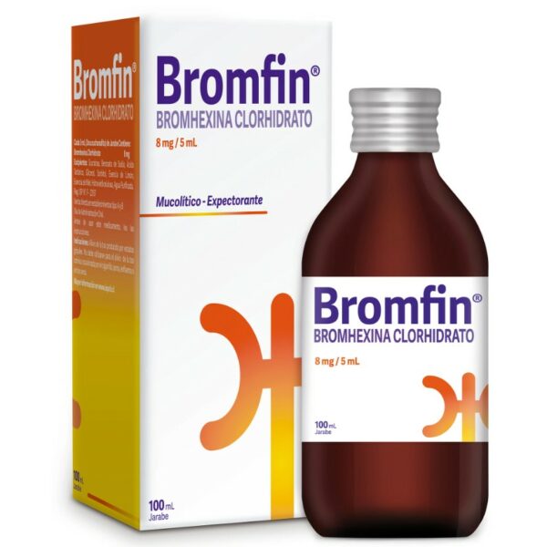 BROMFIN SOLUCIÓN ORAL 8 mg/5 mL (BROMHEXINA CLORHIDRATO)