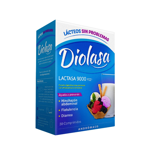 DIOLASA COMPRIMIDOS 9000 FCC