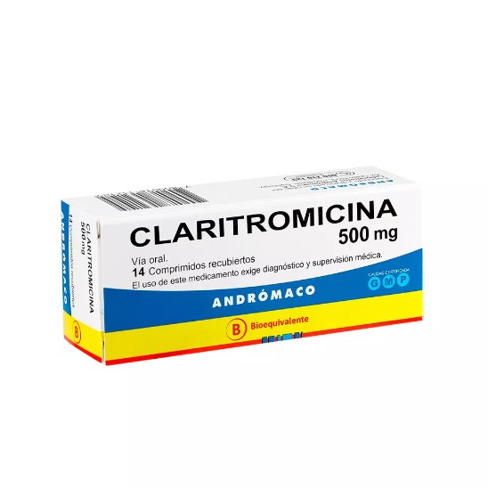 Claritromicina 500 mg