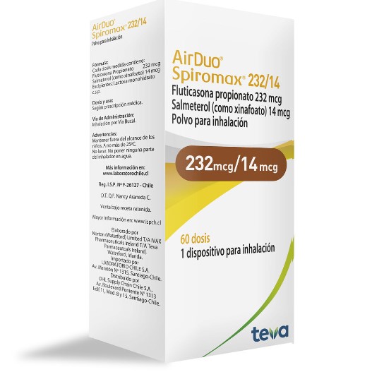 AirDuo Spiromax 232/14 60 Dosis 1 dispositivo DESCUENTO