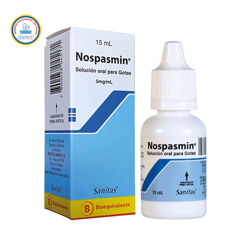 NOSPASMIN SOLUCIÓN ORAL PARA GOTAS 5 mg/mL