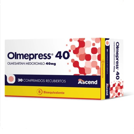 Olmepress 40 x 30 Comprimidos Recubiertos (Ascend)
