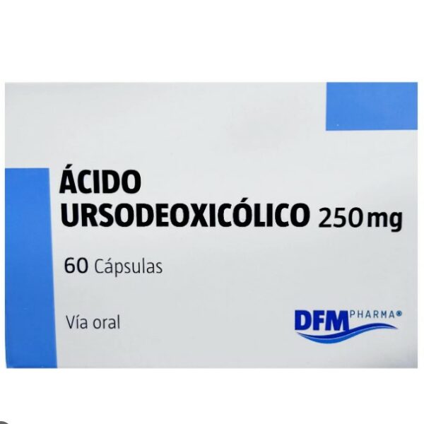ÁCIDO URSODEOXICÓLICO CÁPSULAS 250 mg