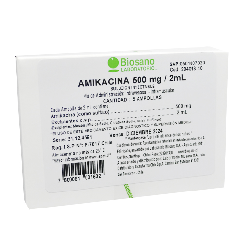 Amikacina 500mg