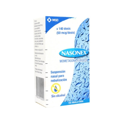 Nasonex Suspensión Nasal para Nebulización 50 mcg / dosis x 140 dosis