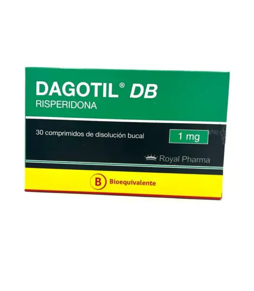 DAGOTIL DB COMPRIMIDOS BUCODISPERSABLES 2 mg (RISPERIDONA)