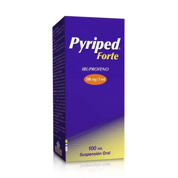 PYRIPED FORTE SUSPENSIÓN ORAL 200 mg/5 mL (IBUPROFENO)
