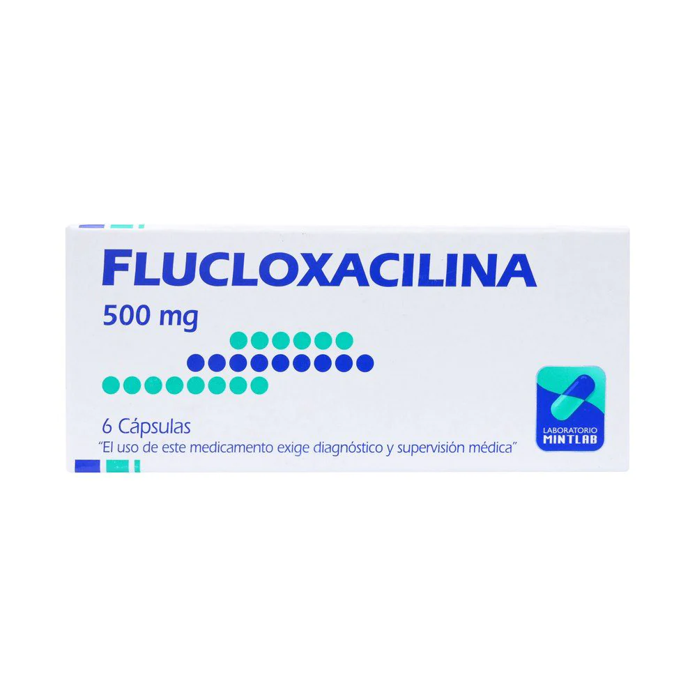 FLUCLOXACILINA CÁPSULAS 500 mg