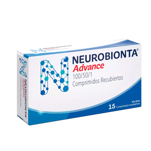 NEUROBIONTA ADVANCE 100/50/1 COMPRIMIDOS RECUBIERTOS
