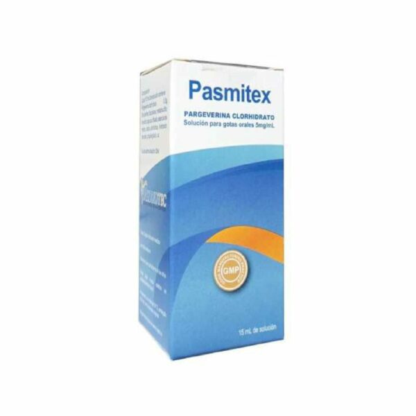 PASMITEX SOLUCIÓN PARA GOTAS ORALES 5 mg/mL (PARGEVERINA CLORHIDRATO)