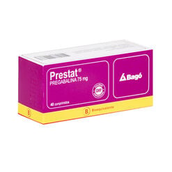 Prestat 75 mg 40 Comprimidos
