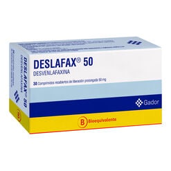 Deslafax 50 mg 30 Comprimidos Recubiertos de Liberación Prolongada