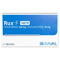 RUX F 160/10 COMPRIMIDOS RECUBIERTOS