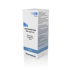 AZITROMICINA POLVO PARA SUSPENSION ORAL 200 mg/5 mL