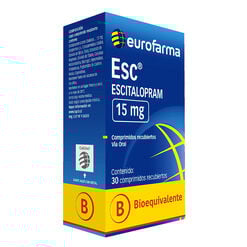 ESC COMPRIMIDOS RECUBIERTOS 15 mg (ESCITALOPRAM)