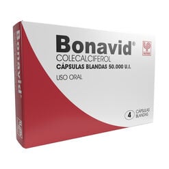 Bonavid 50000 UI 4 Capsulas Blandas