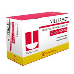 VILZERMET 50/1000 COMPRIMIDOS RECUBIERTOS