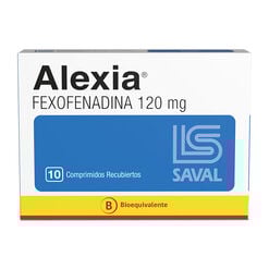 ALEXIA Fexofenadina clorhidrato 120 mg 10 comprimidos