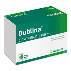 Dublina 100 mg 30 Comprimidos