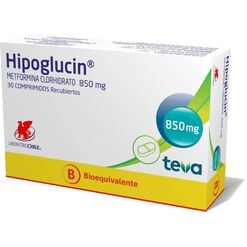 HIPOGLUCIN COMPRIMIDOS RECUBIERTOS 850 mg