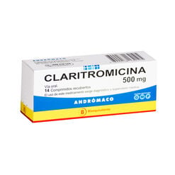 CLARITROMICINA COMPRIMIDOS RECUBIERTOS 500 mg
