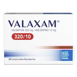 Valaxam 320 mg /10 mg x 30 Comprimidos Recubiertos