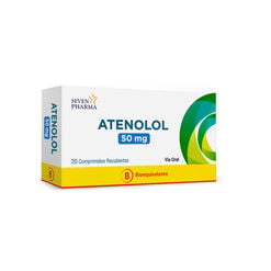 Atenolol 50 mg x 20 Comprimidos